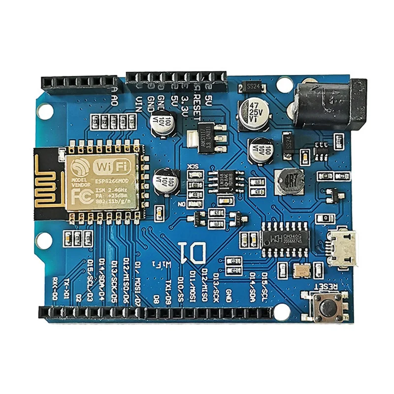 ESP-12F WeMos D1 WiFi uno based ESP8266 shield for arduino Compatible IDE