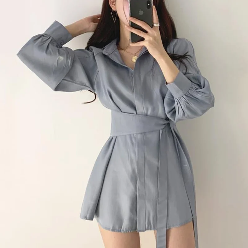 Short Sets Women Chic Spring Ulzzang Comfort All Match 2pcs Tunic Puff Sleeve High Waist Simple Streetwear Casual Outfit Tops