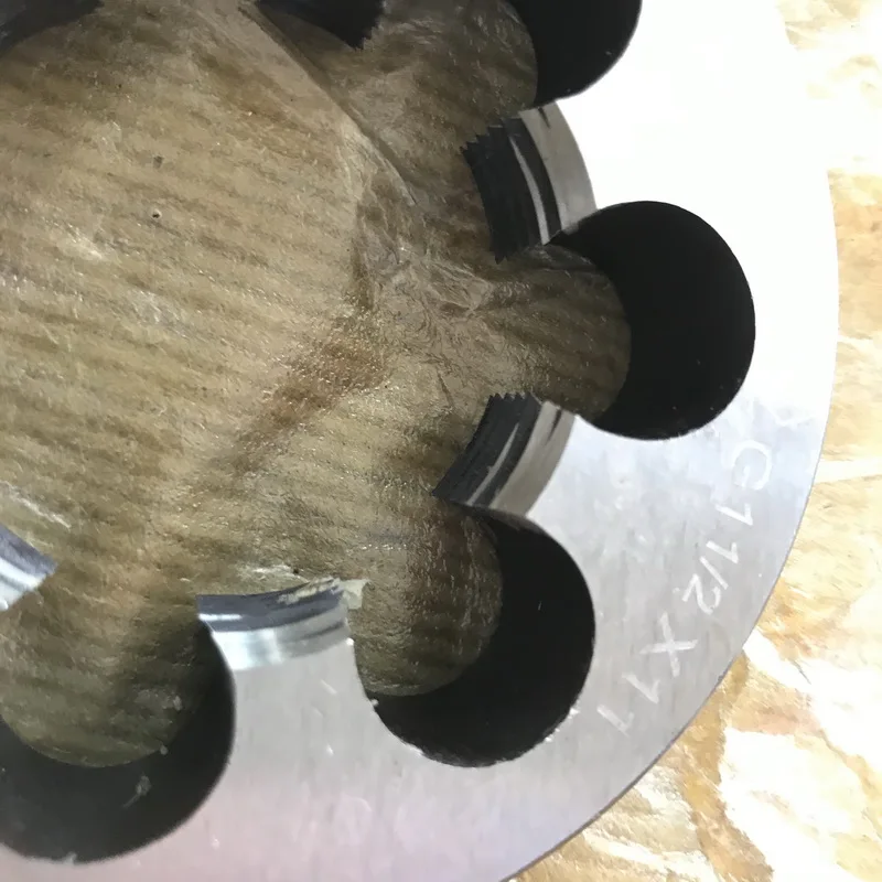 تكلفة بيع 1 قطعة 9Sicr BSP/G1-1/2 "-11 أنبوب خيوط يموت أدوات مخرطة نموذج مهندس صانع الموضوع لخيوط أنابيب المياه الداخلية