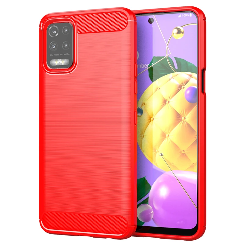 For LG K52 Case Soft Silicone Cover for LG K52 K62 K22 K92 K42 Case Armor Cover Rubber Fundas TPU Case For LG K52 Cover