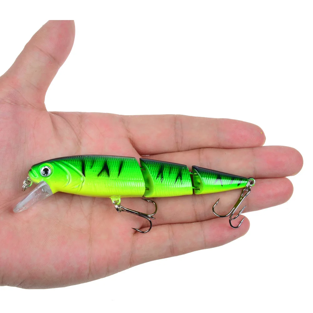 1PCS Wobblers Fishing Lure Multi-section Hard Bait110mm 15g Artificial Bait Minnow Lure Crankbait Perch Carp Fishing Tackle Lure