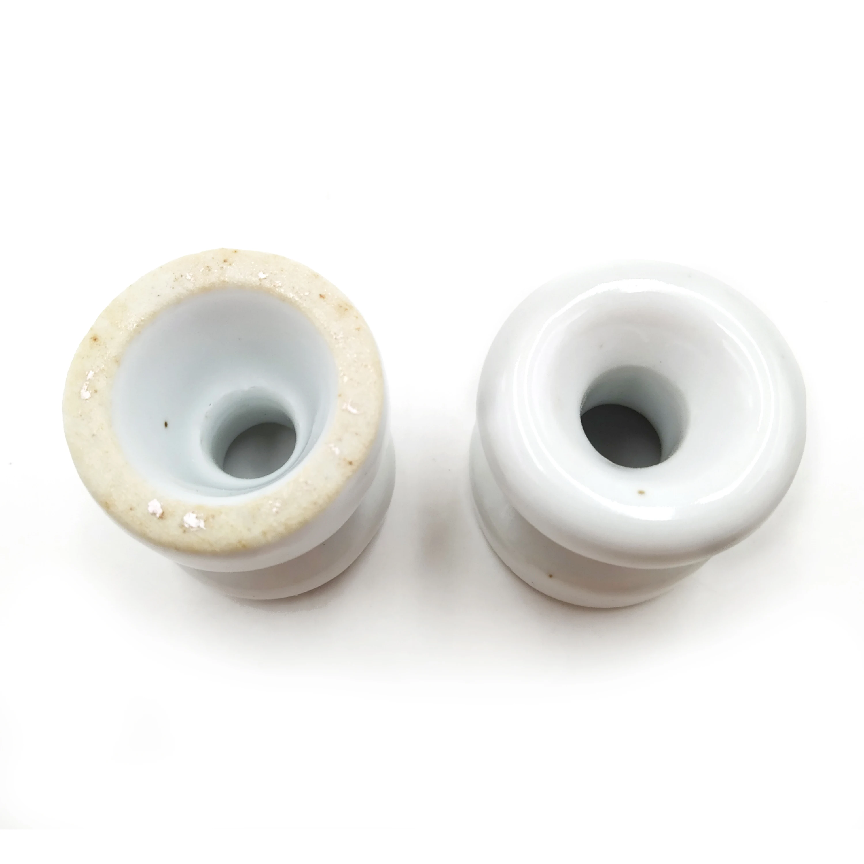 Lydite Corner Post Ceramic Insulator 10mm Inner diameter-pack of 12