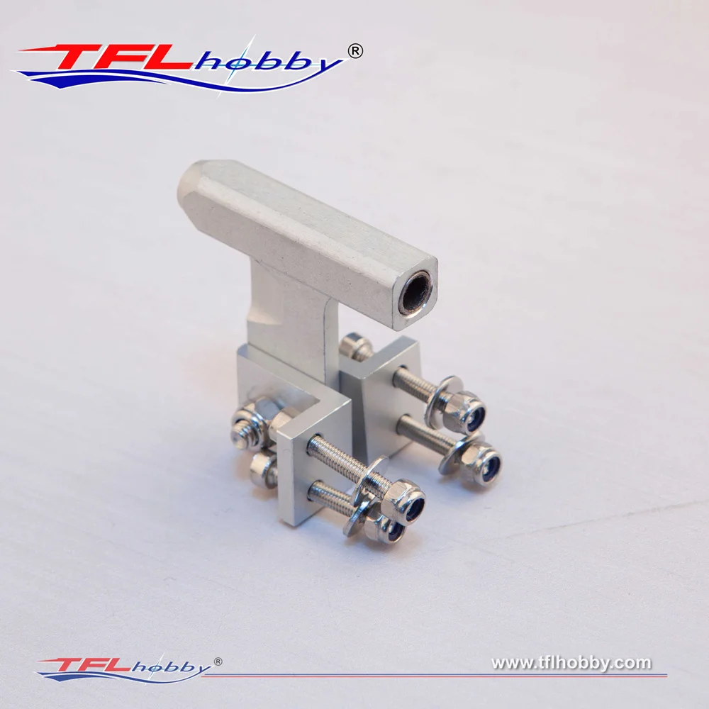 Ricambi originali TFL! Staffa per albero in alluminio CNC 4.76mm * 38mm L = 20mm per barca RC