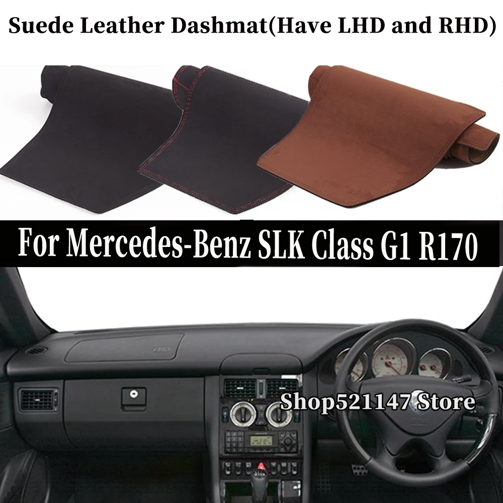 

Accessories Car-Styling Suede Leather Dashmat Dashboard Covers Dash Mat For Mercedes Benz SLK 320 230 200 300 350 R170