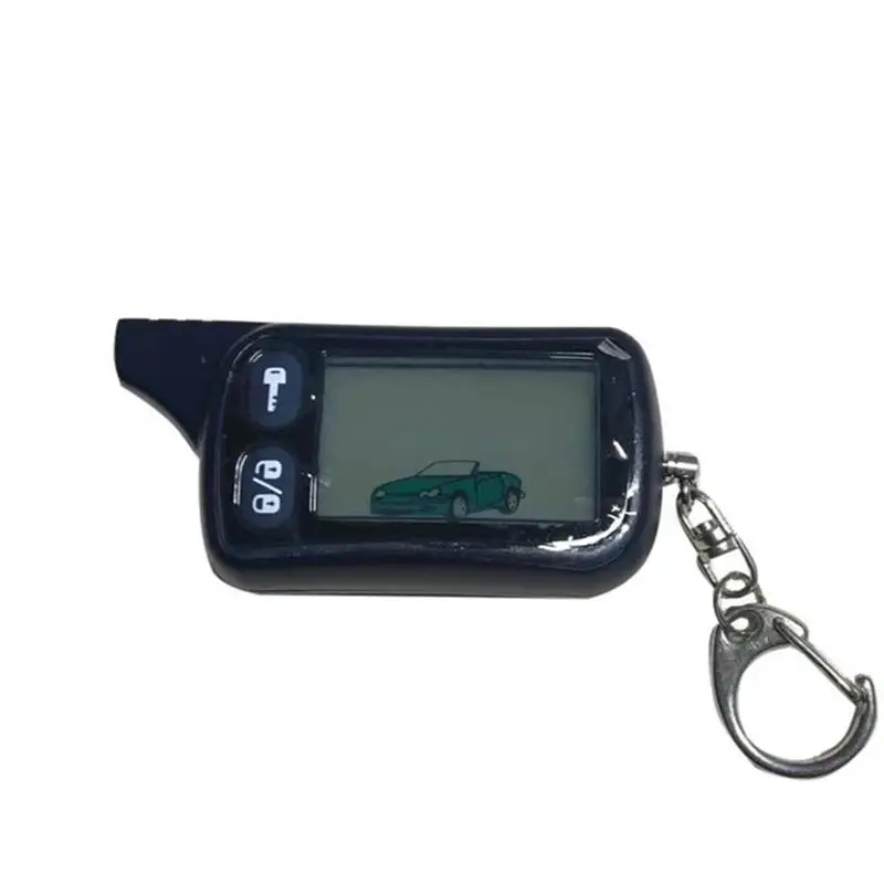 

TZ9010 LCD Remote Controller Keychain,TZ-9010 Key Chain Fob for Vehicle Security 2-Way Car Alarm System Tomahawk TZ 9010