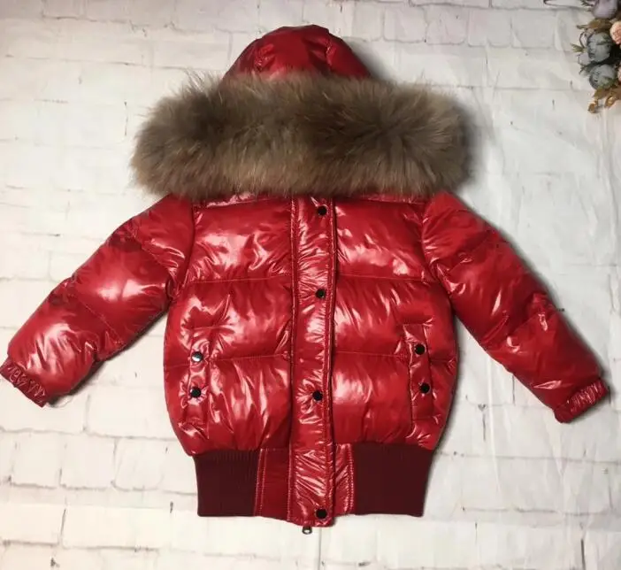 85cm-145cm 2022 winter down jacket children\'s parka girl down jackets child short thicken outerwear boy  duck down jackets parka