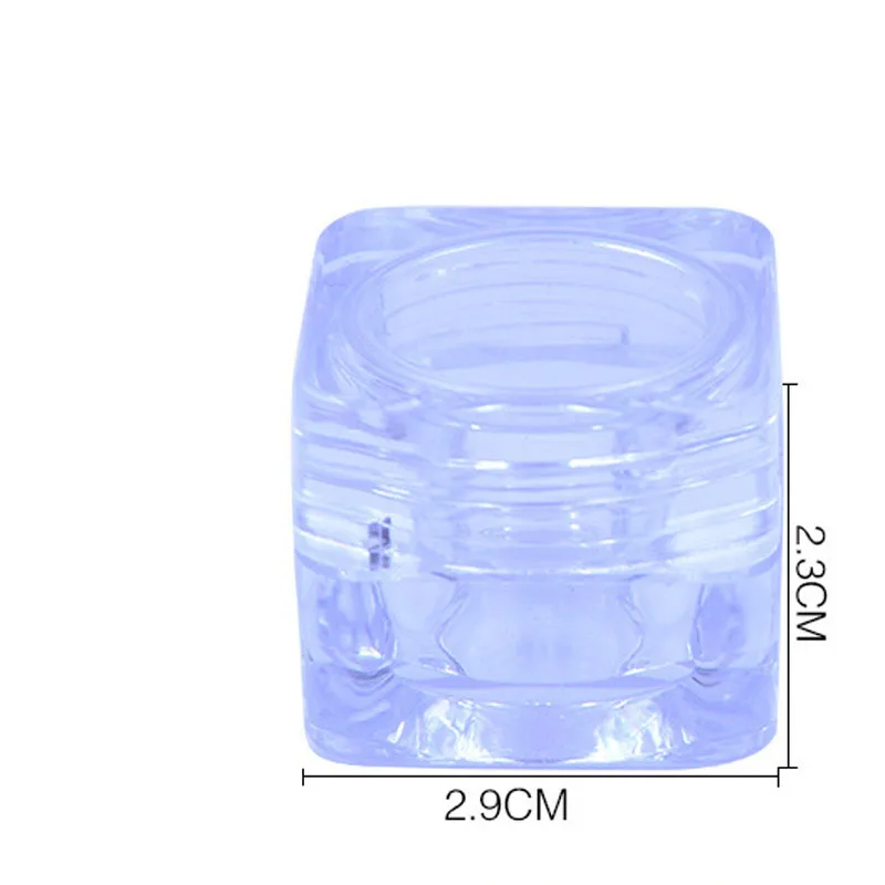 50pcs 5g transparent acrylic Cream box, lotion bottle, eye cream jars, eye shadow cans