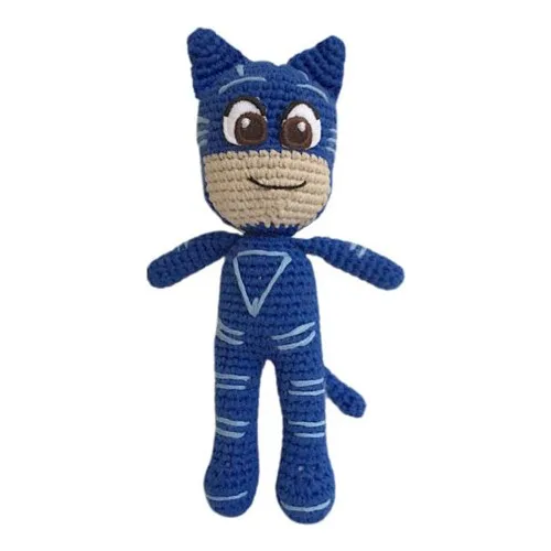 Amigurumi Hand-Knitted Toy Pyjamas Hero Blue