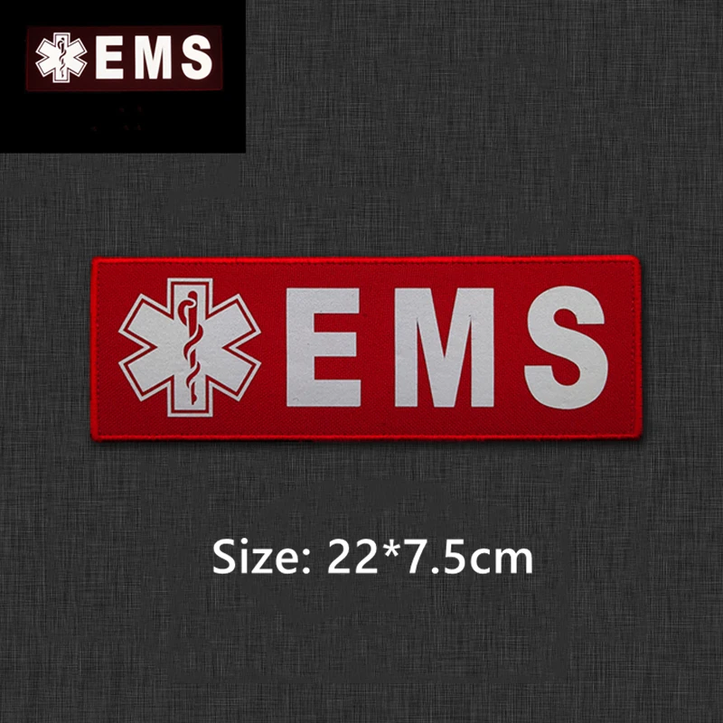Parche EMS reflectante primeros auxilios – Insignia táctica - imagen 4