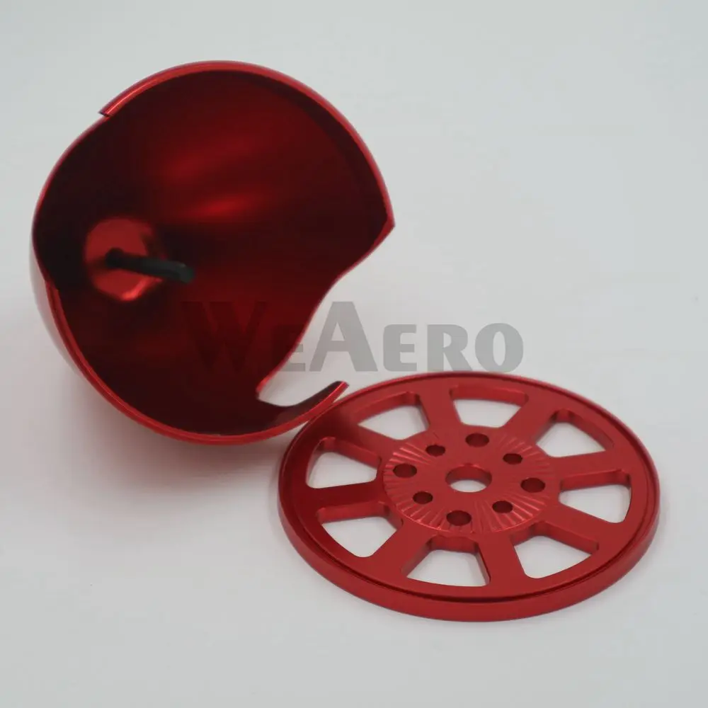 Miracle 4.0 "CNC aluminium spinner czerwone/niebieskie/czarne kolory dla 2 łopatek śmigła do silnika benzynowego DLE