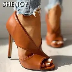 2020 High Heels Woman Shoes Sexy Fish Mouth Business High Heels Party Light Dress Shoes Pumps