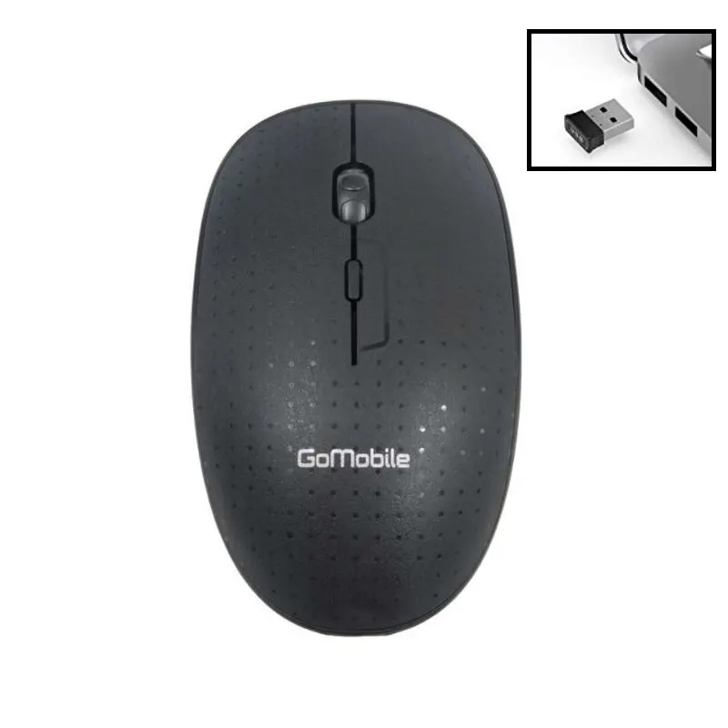 Wireless Optical Computer Mouse 2.4 Ghz Wireless Nano Usb 1200 Dpi Ergonomic Gaming Mouse for Ios Android Windows Compatible