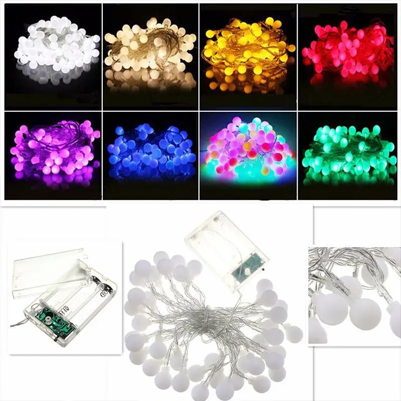 

40LED Fairy String Light Fairy String Fairy Light Yard Festival Wedding Battery Box Landscape Lamp Outdoor Romantic Xmas Decor