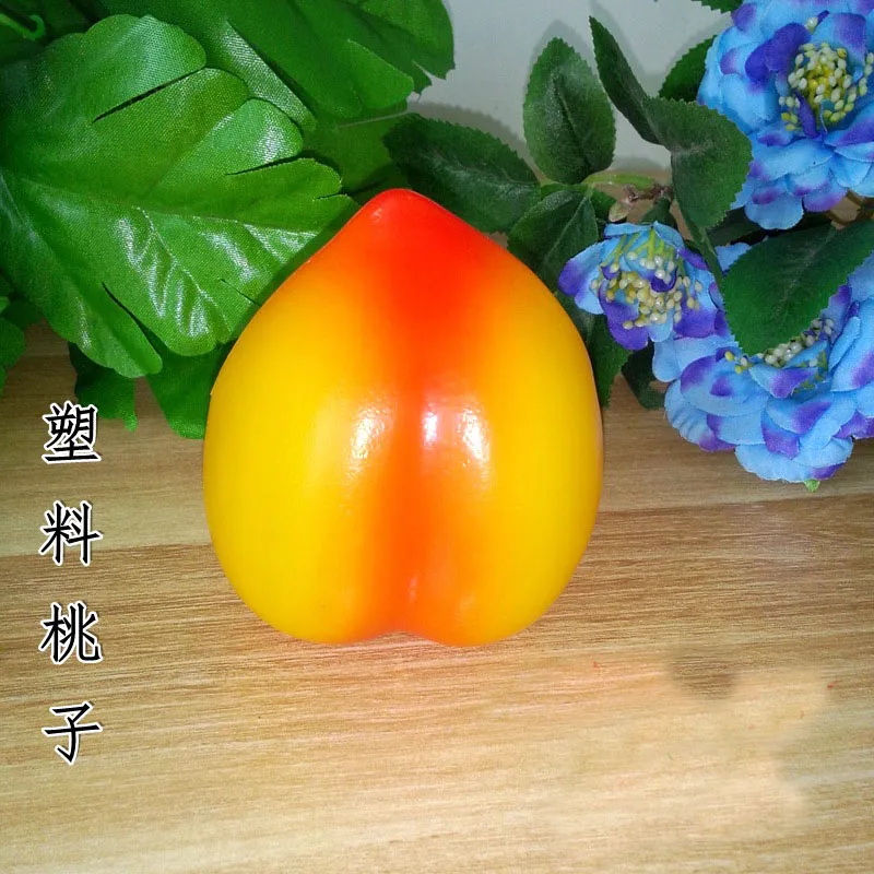 محاكاة الغذاء محاكاة ألعاب الطعام التعليمية طفل الأطفال التظاهر اللعب منزل لعبة المطبخ التدريس المعونة البلاستيك الفاكهة الخوخ