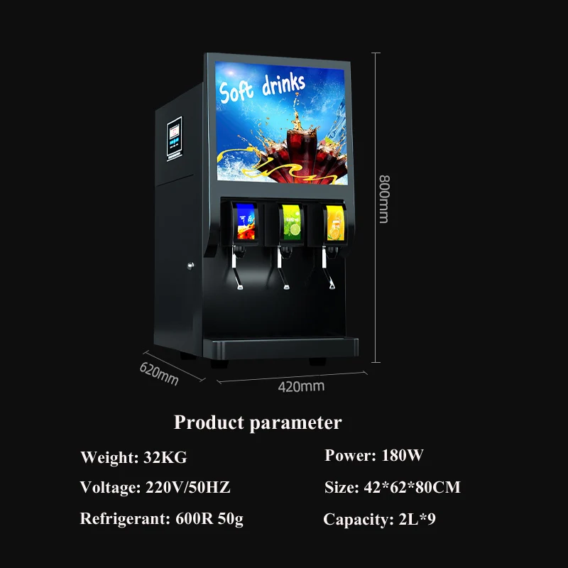 Sell ​​3-valve Cola Machine Drink Vending Machine Cola Drink Machine