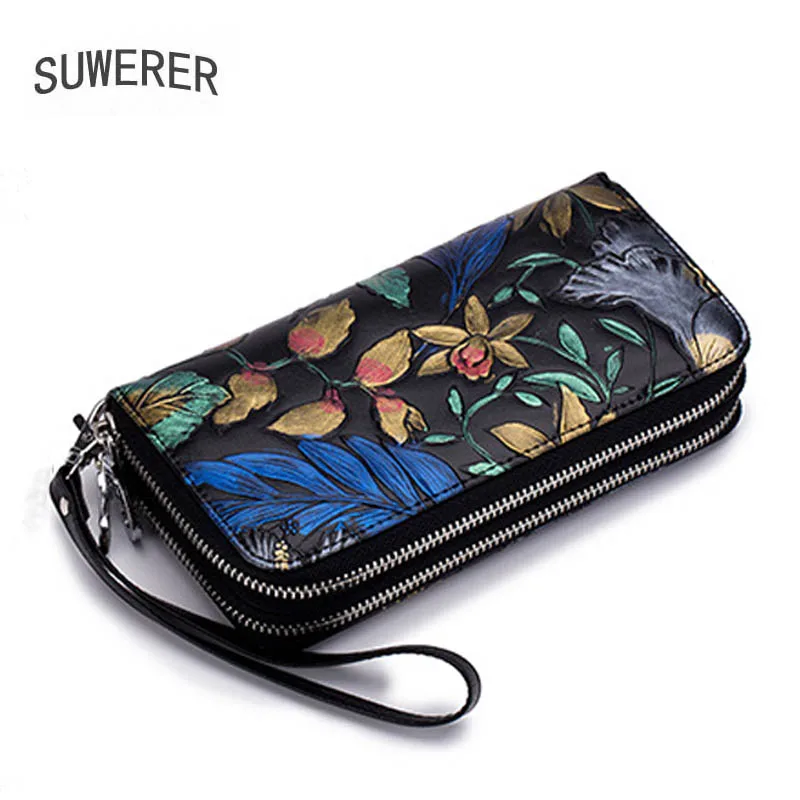 New Quality women wallets leather luxury handbags women bags designer cowhide leather Women's famous brand clutch bag