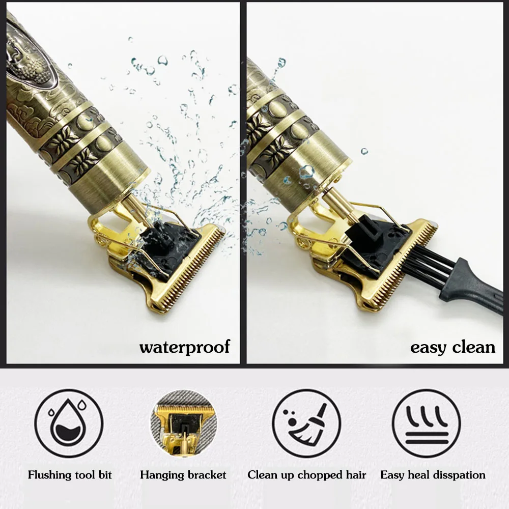 القاطع مقص الشعر الكهربائية جزازة المتقلب اللحية ماكينة حلاقة حلاقة آلة تصفيفة الشعر نحت المهنية المتاحة لجميع الأعمار