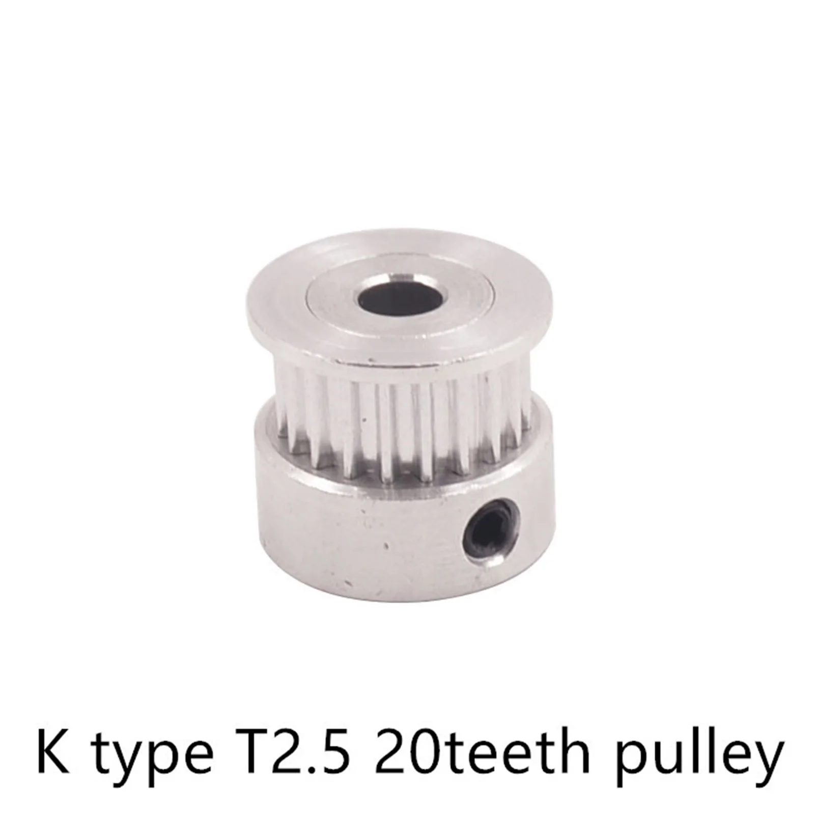 T2.5 Timing Pulley 20 Teeth, Bore 4mm 5mm 6.35mm, For Width 6mm Synchronous Belt, Small Backlash 20Teeth