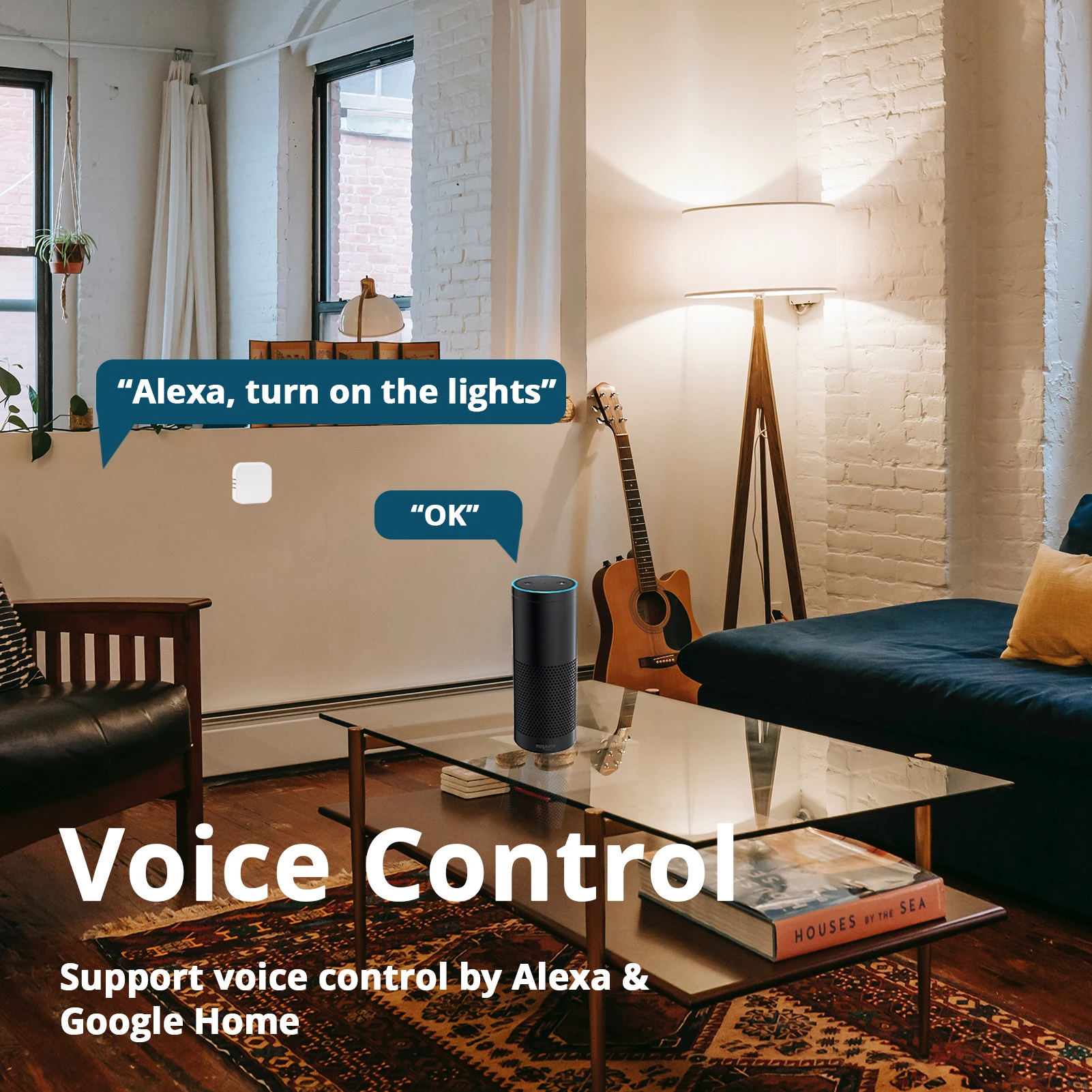 Zemismart 와이파이 조명 스위치 스마트 릴레이 차단기 모듈, 양방향 투야 BLE 앱 지원, 알렉사 구글 홈 음성 제어, 4 개