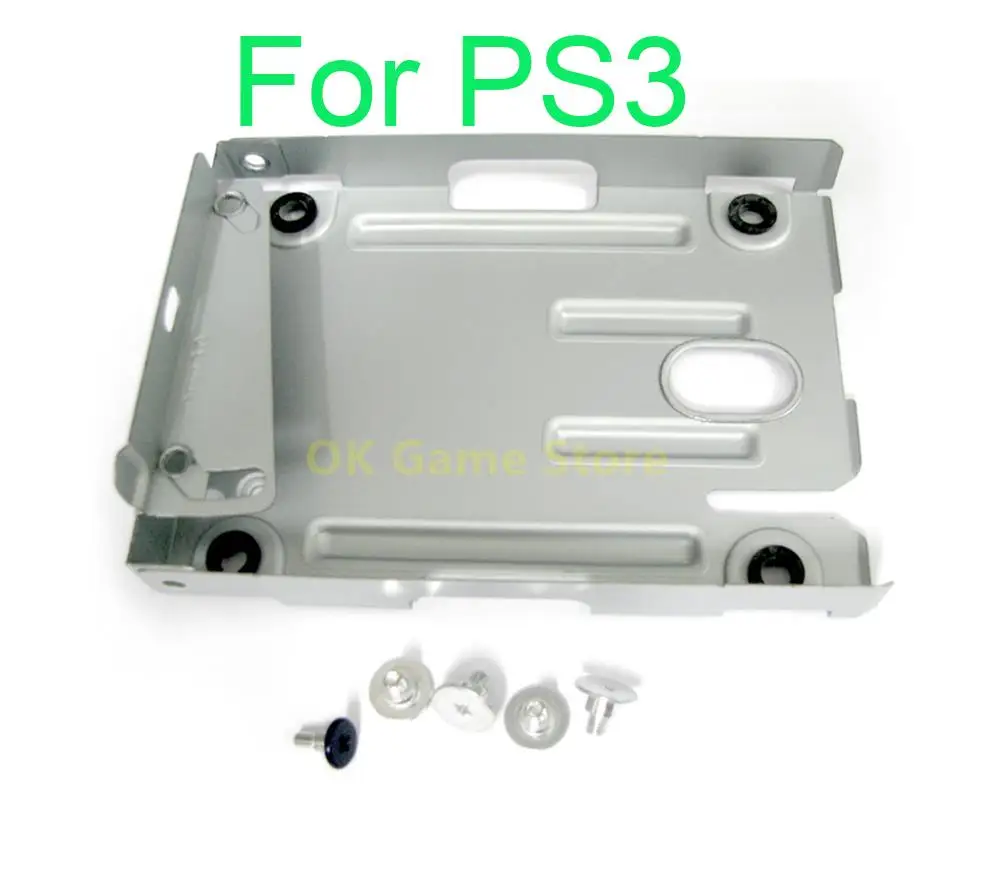 

10sets Super Slim Hard Disk Drive HDD Base Tray Mounting Bracket Support for Playstation 3 PS3 CECH 4000 With Screws