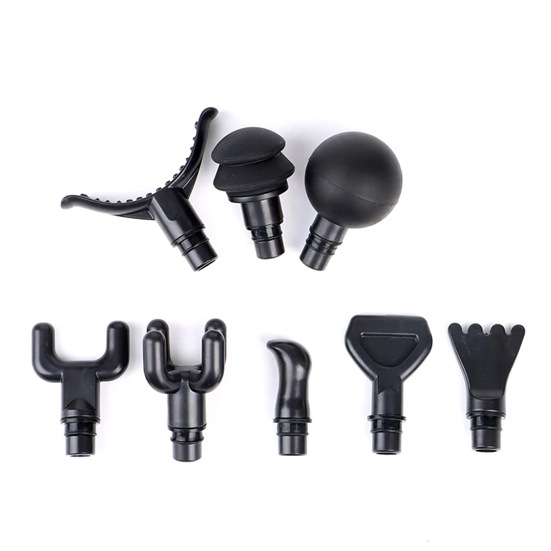 1PCS Universal Fascia Gun Massage Head Body Relaxation Fascia Massager Gun Replacement Head Silicone Massage Head Set