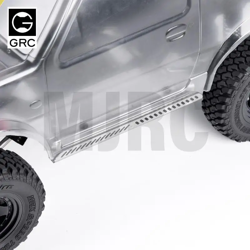 Rc Car Parts Grc Mst Cfx Jimny Jimny Universal Stainless Steel Side Skirt Bottom Protection Guard Armor Upgrade Accessories