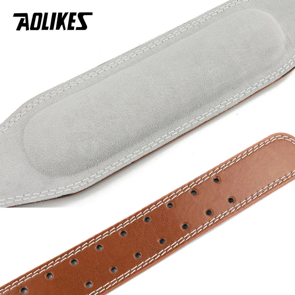 AOLIKES New Wide Weightlifting Belt Bodybuilding Fitness belts Barbell Powerlifting Training waist Protector gym belt for back