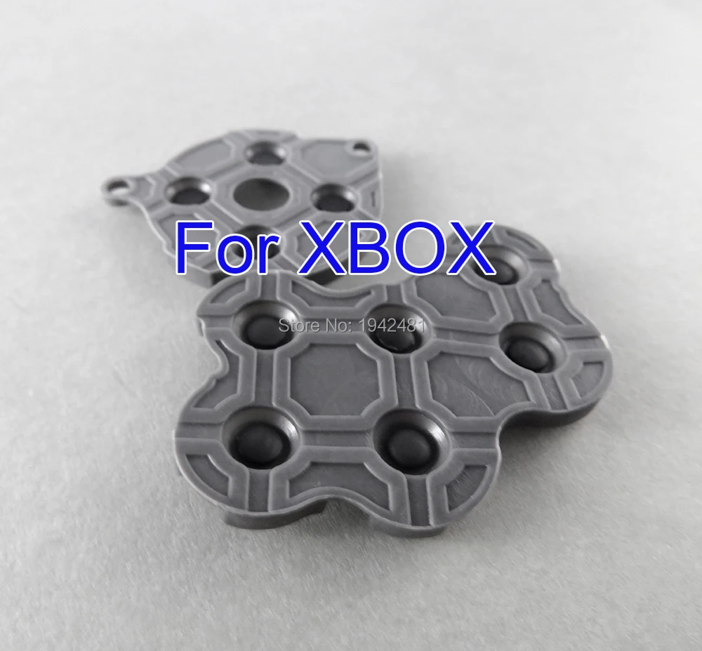 60 juegos de teclados de botón adhesivos de goma conductora de silicona para controlador XBOX botón adhesivo conductor