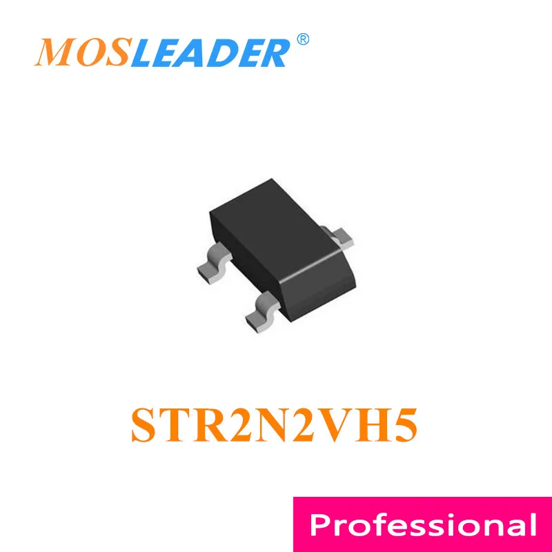 Mosleader-قناة STR2N2VH5 SOT23 ، 20V 6A N ، صنع في الصين ، جودة عالية ، 3000 قطعة