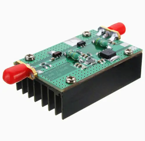 1MHz - 500MHZ 1.5W HF FM VHF UHF RF Power Amplifier For Ham Radio + Heatsink