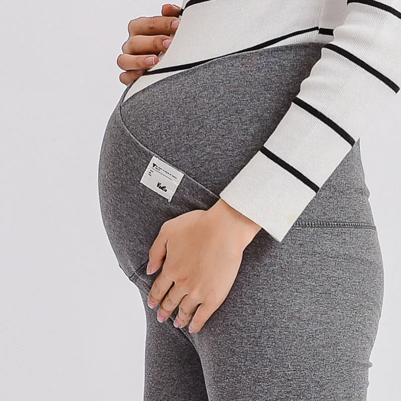 

Across V Low Waist Belly Maternity Legging Spring Autumn Fashion Knitted Clothes for Pregnant Women Pregnancy Skinny Pants