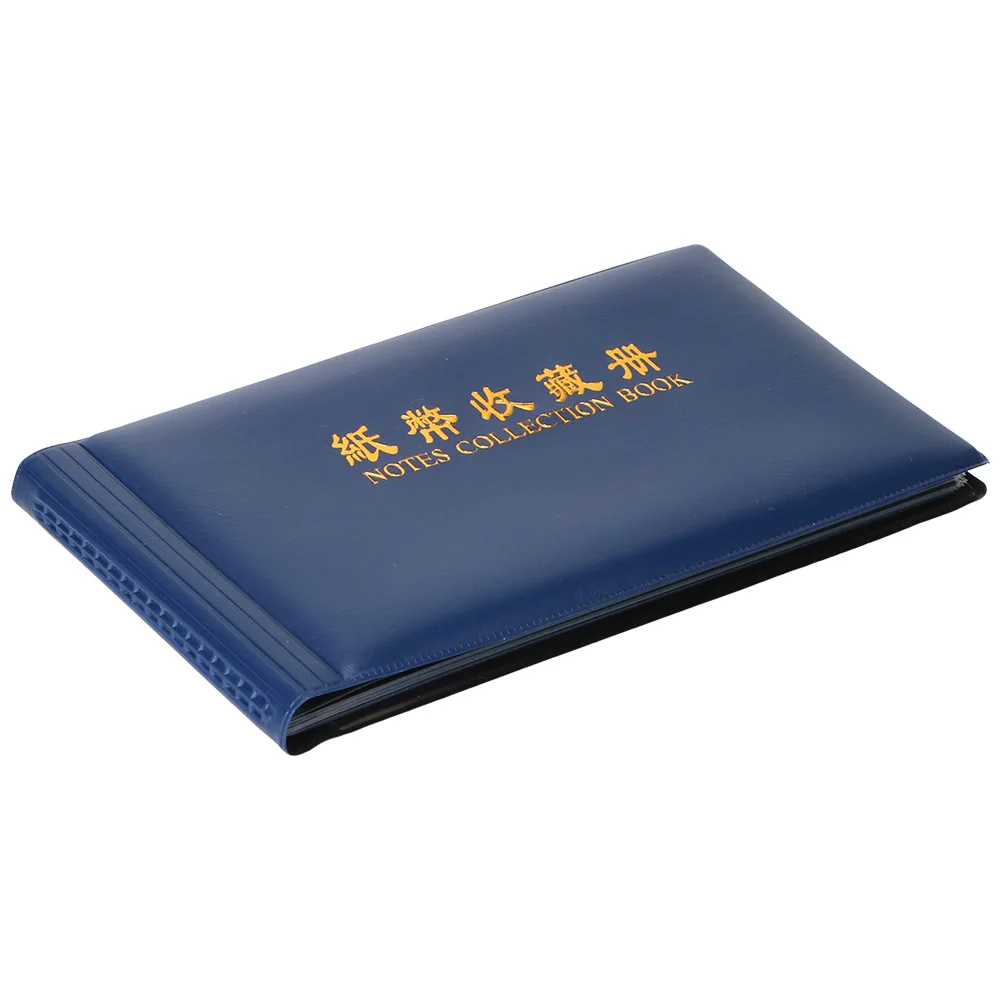 Money Banknote Paper Money Collection Album Collection Pockets 30 Pages Protective Bag Loose Leaf Sheet Creative for Collector