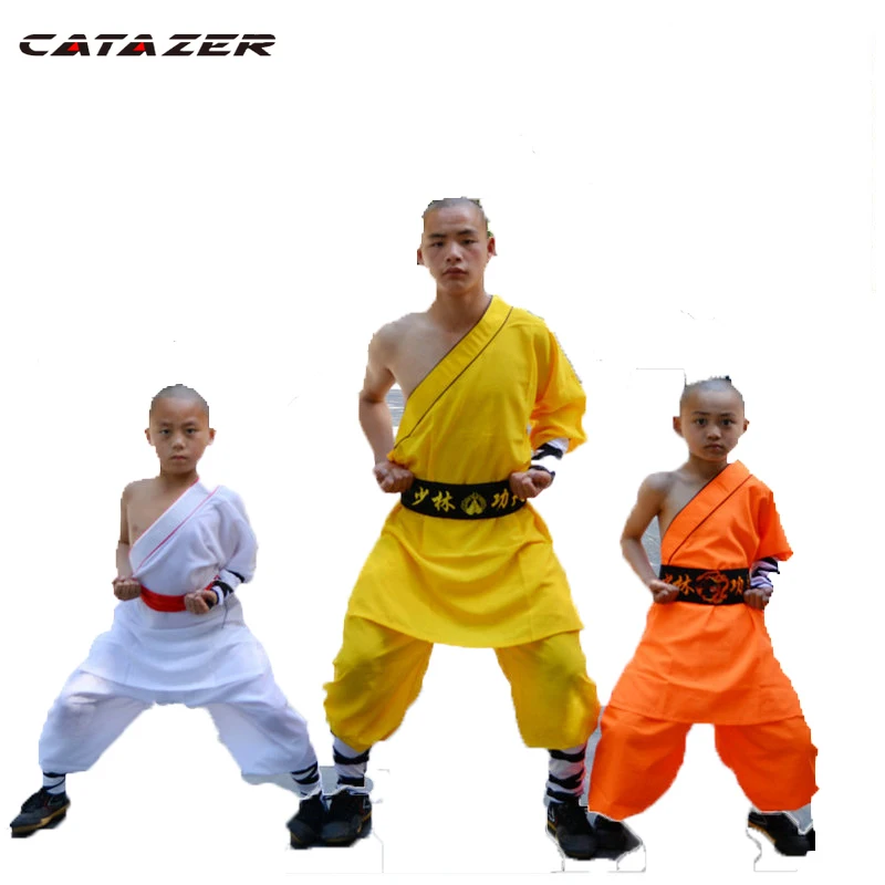 

Polyester Shaolin Uniform One Sleeve Style Popular for Performance Competition Full Sizes for Kids Adults