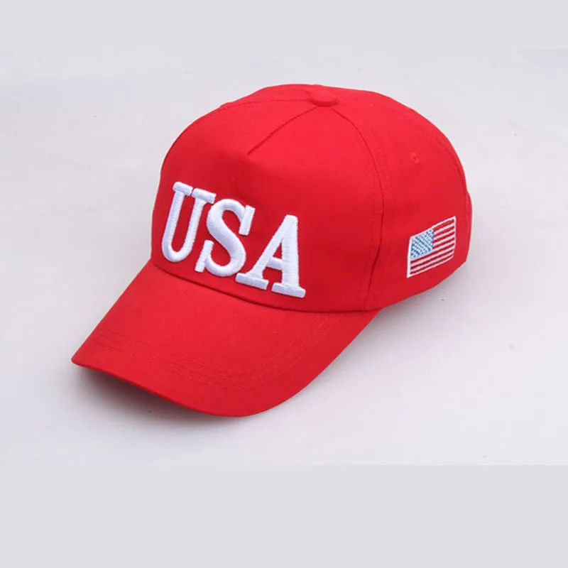 Trend Baseball Cap for Men America Great For Men Women Casual Red Embroide Letter USA Flag Hat Adjustable Hip Hop Fishing Hats