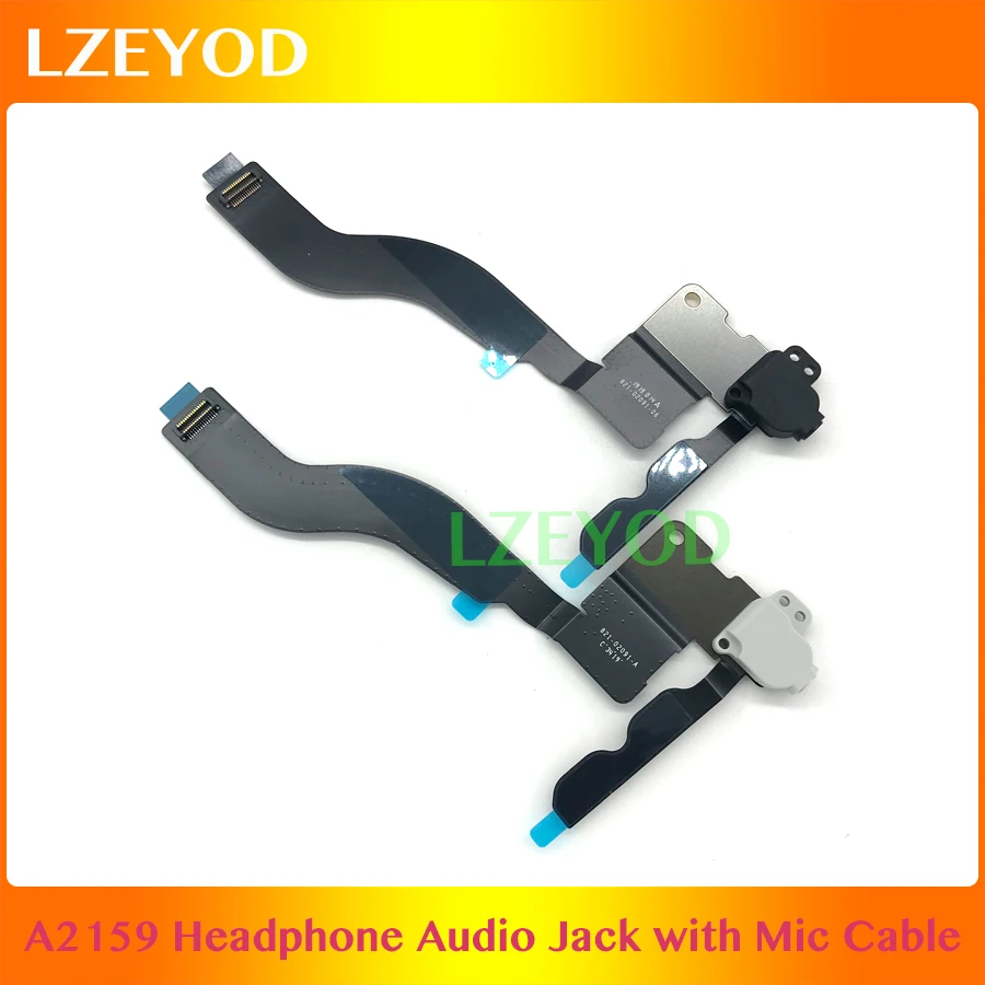 Original New A2159 Headphone Audio Jack w/ Mic Microphone Flex Cable 821-02091-A For Macbook Pro 13.3