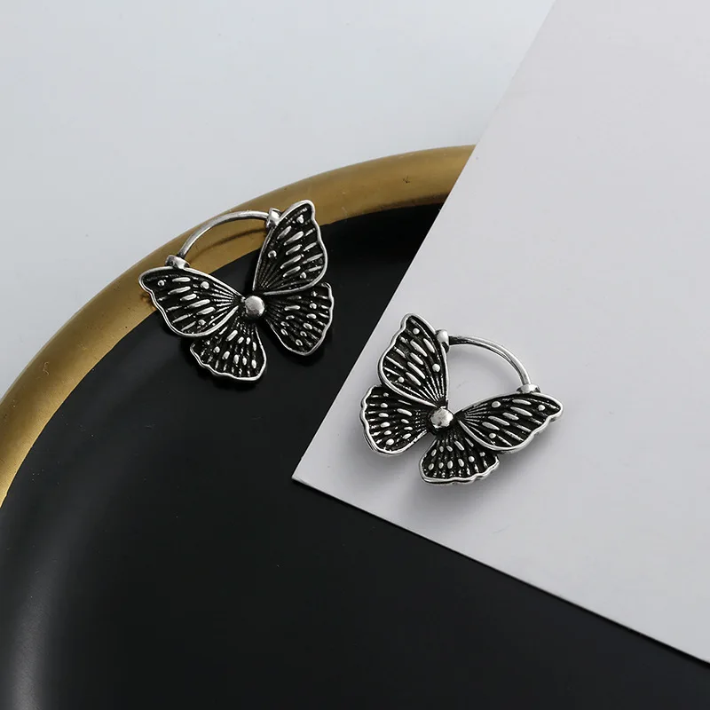 

Butterfly Clip Earrings High Quality For Women Korean Fashion Punk Sweet New Charm Female Simple Student Party Jewelry BOYULIGE