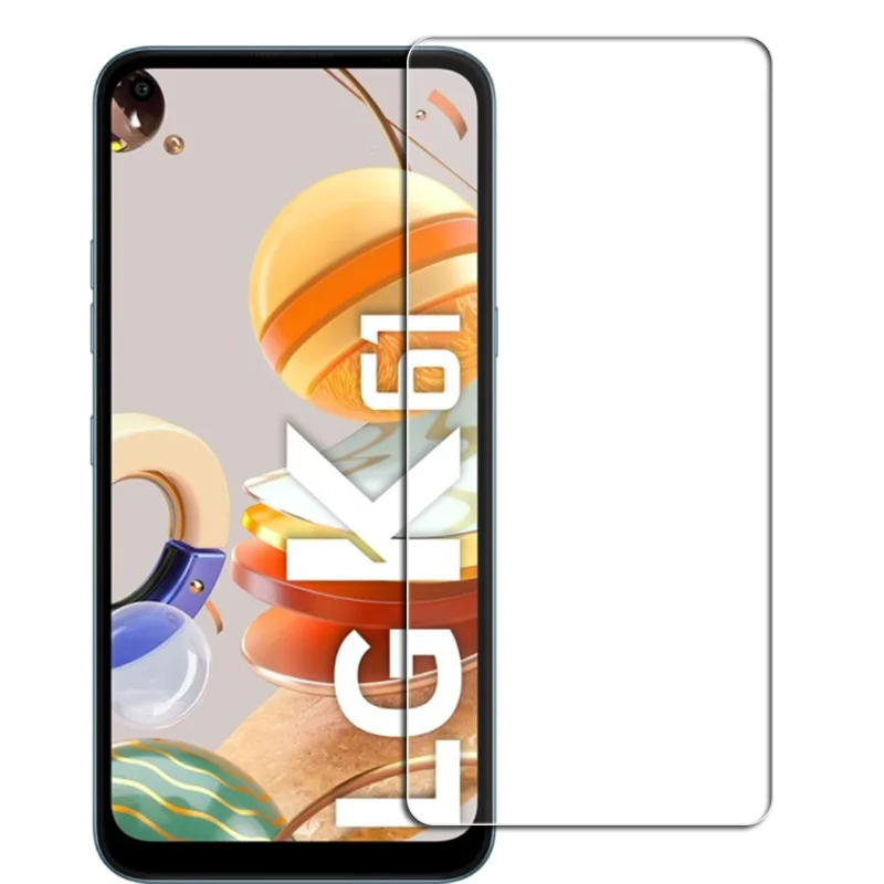 For LG K22 K31 K41S K42 K51 K51S K52 K61 K62 K71 K8X Q51 Q52 Q61 Stylo 6 Screen Protective Tempered Glass Protector Cover Film