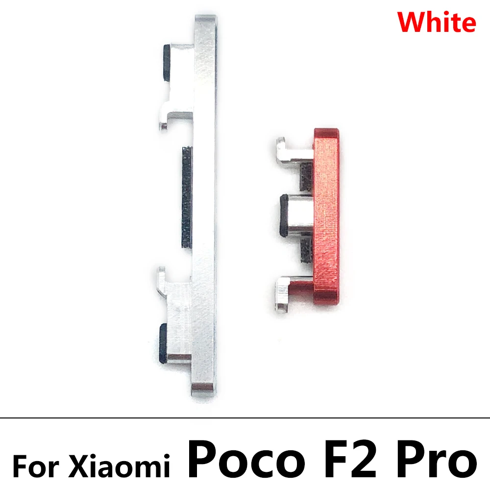 Reemplazo de botón de encendido y botón lateral de volumen para Xiaomi Poco F1 M3 F2 Pro X3 NFC, nuevo