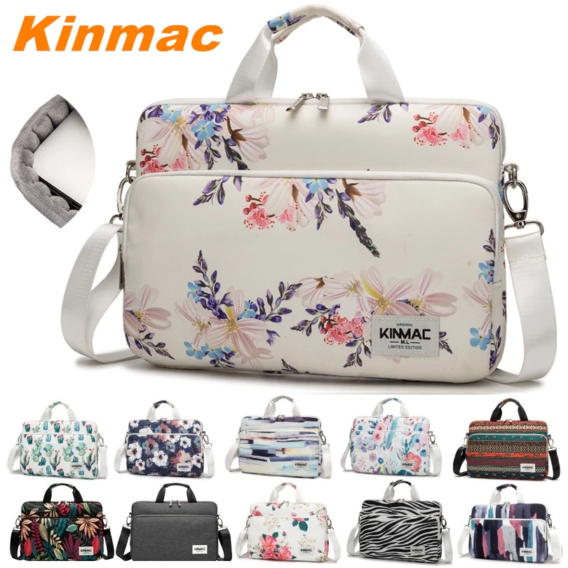 Kinmac Brand Shoulder Laptop Bag 13,14,15.6 Inch Lady Women Man Handbag Messenger Waterproof Case For Macbook Notebook Dropship