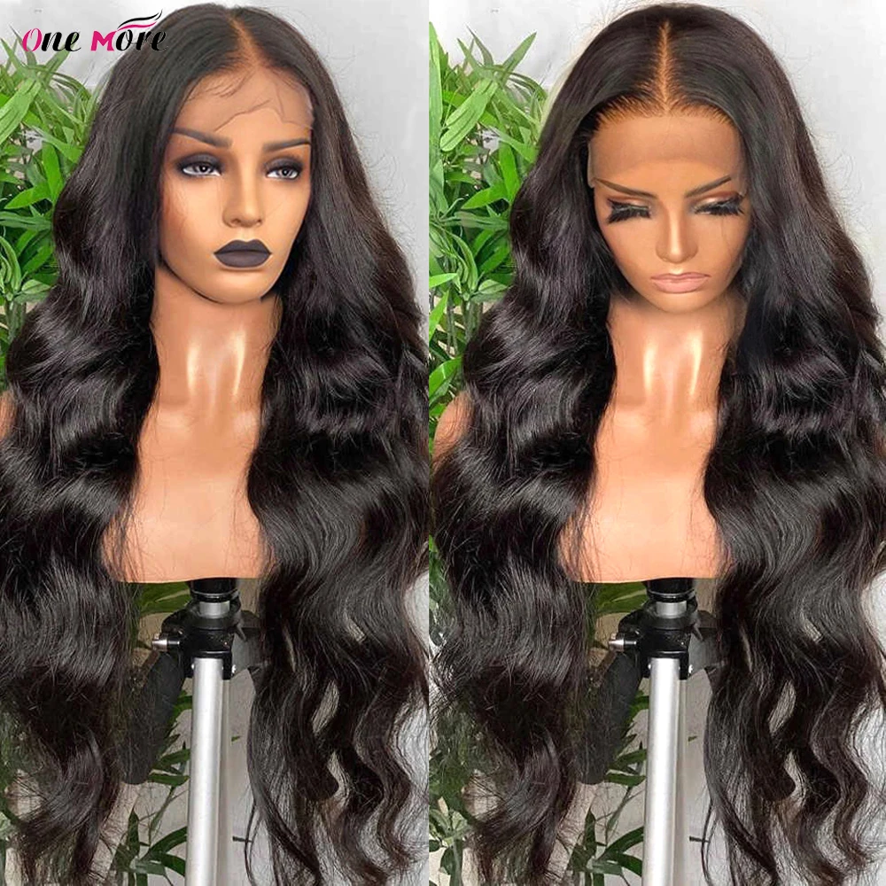 Peruka bez kleju Gotowa do noszenia 30 40 cali Body Wave Lace Front Wig 13x4 Lace Frontal Wig 250 Gęstość 4x4 Zamknięcie Peruka