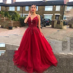 Angelsbridep Prom Dresses 2021 Women Party Night Long Vestidos De Gala Applique Bead Evening Gowns A-Line Sequins Robe De Soiree