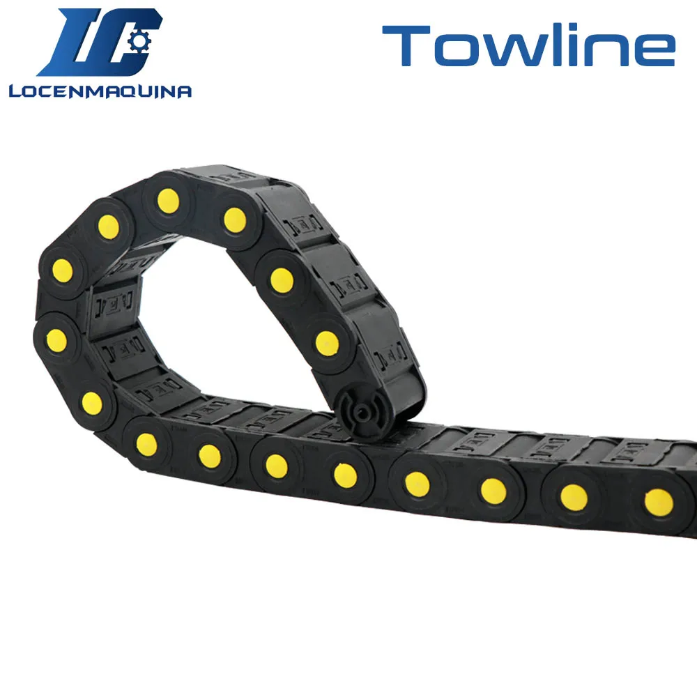 

2 Pcs Towline 35*75mm R100 Cables Water Pipe Air Pipe Chains for Machine Transmission Drag Chain Each 1m Length