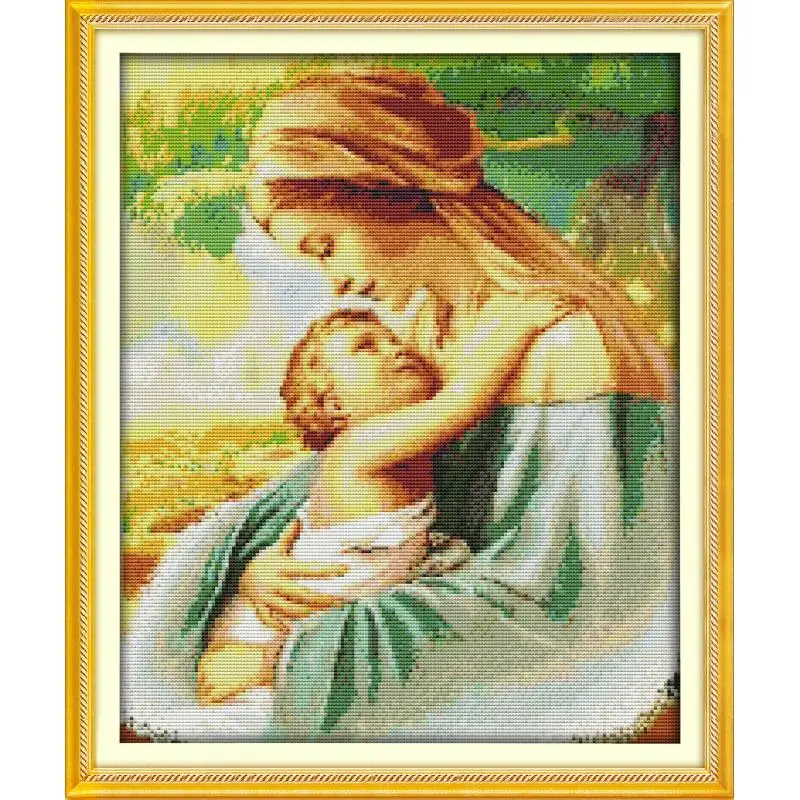 Madonna col Bambino di Modello di serie Count Punto Croce Kit 11CT 14CT Cucito Ricamo Carattere Religioso Pittura Decorativa