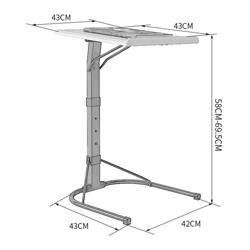 Foldable Notebook Computer Desk Bed Learning Household Lifting Folding Bedside Sofa Laptop Table Standing Desk Small Tables