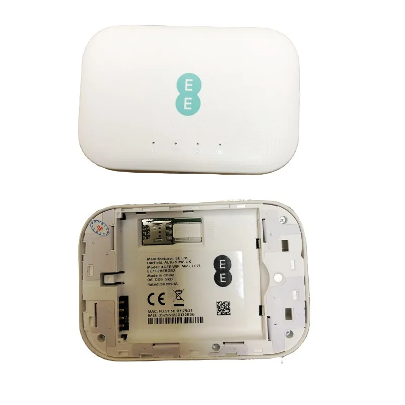 Unlokced Neue 4G Alcatel EE71 Wirelessr Router 4G CAT6 300Mbps LTE Wifi Router mit 2150mAh Batterie