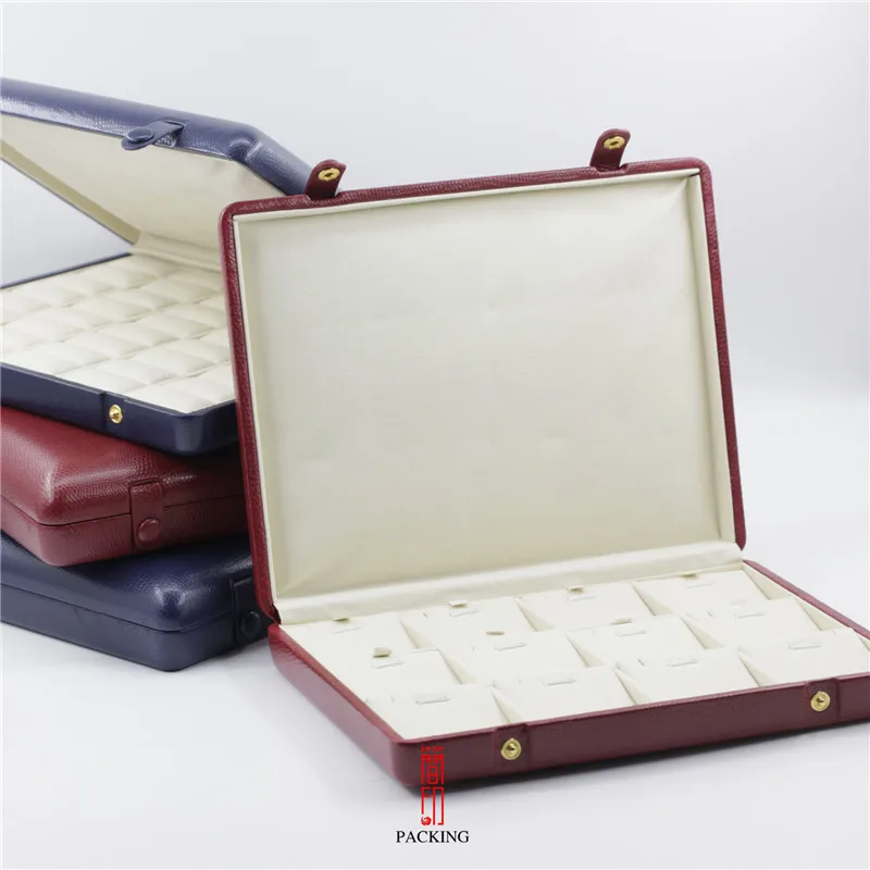 New creative Boutique large-capacity jewelry storage box, ring pendant earring display tray, high-end jewelry gift box