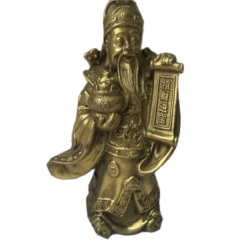 

Chinese Bronze Statue Decoration Copper Statue Of A God Of Wealth