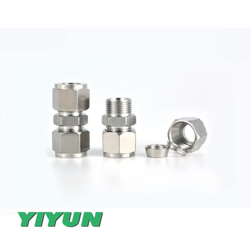 304 stainless steel Through joint pipe fittings pneumatic container corner fitting PU4 PU6 PU8 PU10 PU12 PU14 PU16