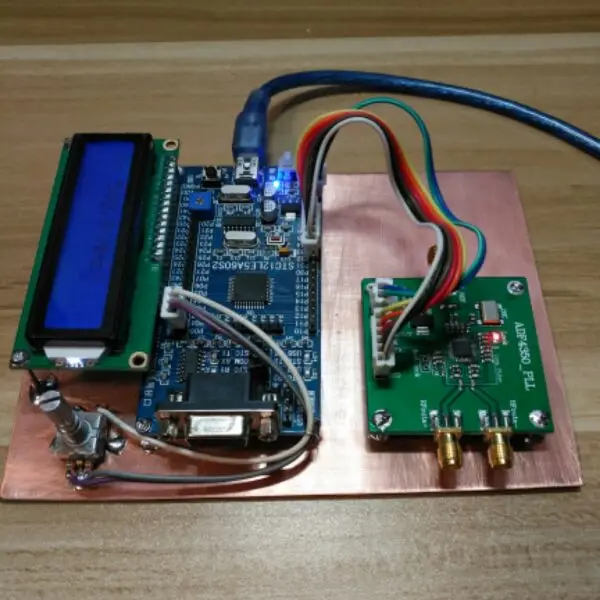 newADF4350 ADF4351 PLL RF frequency synthesizer 51 single chip microcomputer