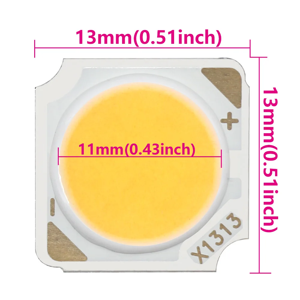 Imagem -02 - Led Bridgelux Chip 3w 10 12 15 18 1313 mm 300ma para Super Brilhante Lâmpada de Produção de Manutenção 10 Peças